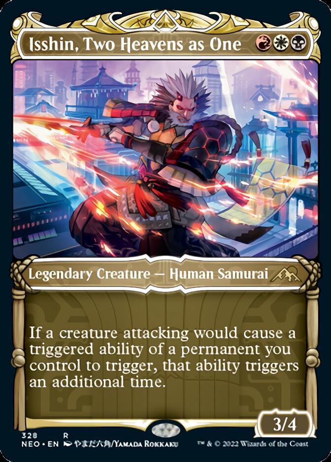Isshin, Two Heavens as One (Showcase Samurai) [Kamigawa: Neon Dynasty] | Game Master's Emporium (The New GME)