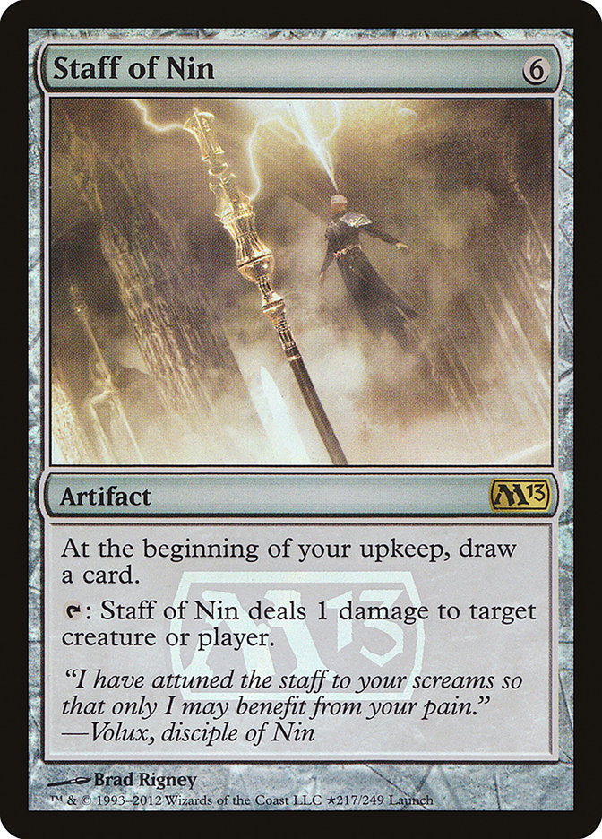 Staff of Nin [Magic 2013 Prerelease Promos] | Game Master's Emporium (The New GME)