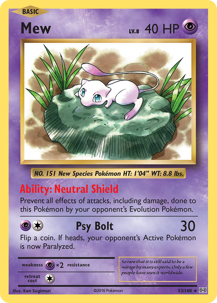 Mew (53/108) [XY: Evolutions] | Game Master's Emporium (The New GME)