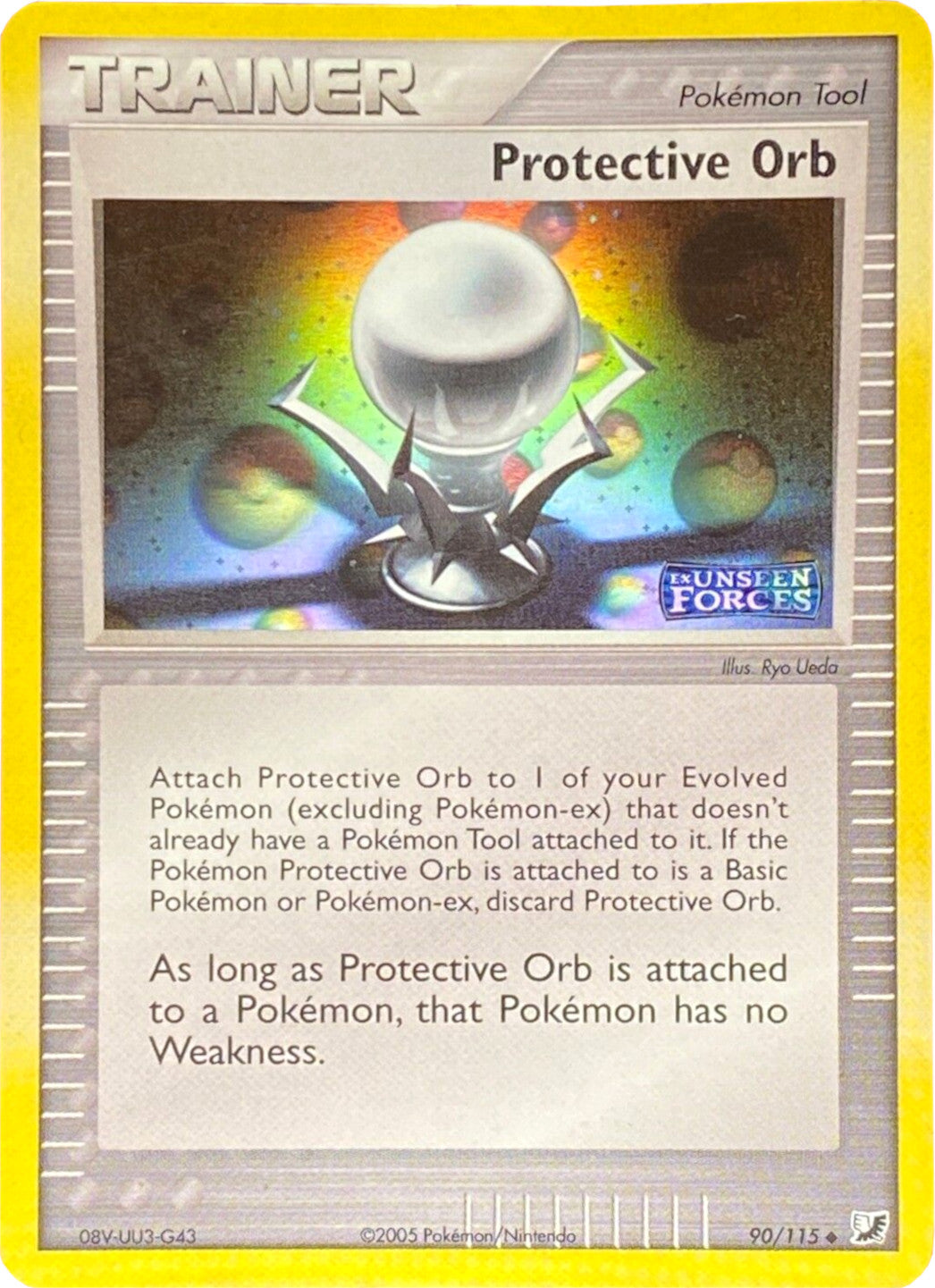 Protective Orb (90/115) (Stamped) [EX: Unseen Forces] | Game Master's Emporium (The New GME)