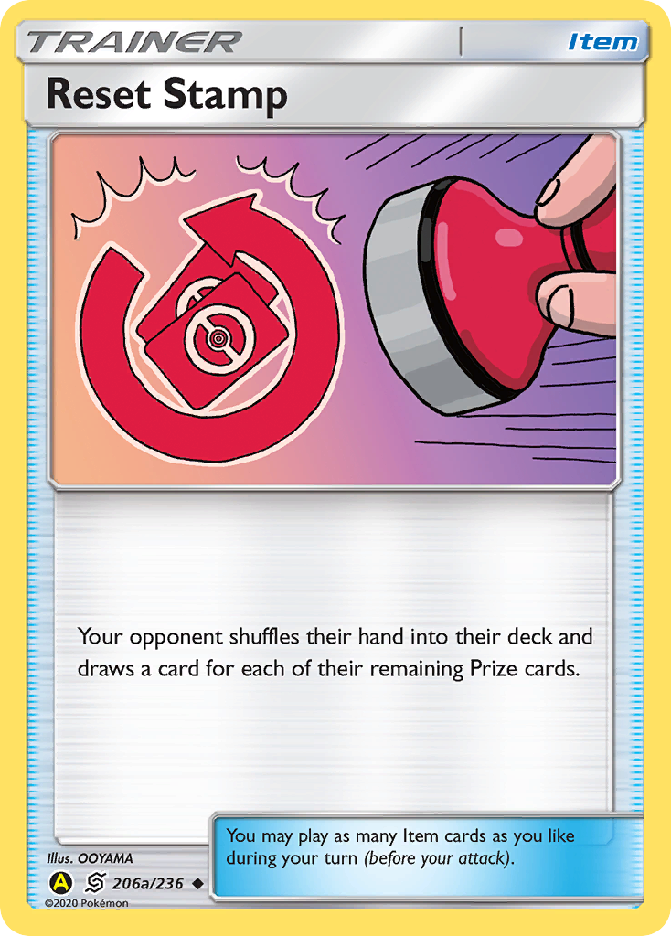 Reset Stamp (206a/236) [Alternate Art Promos] | Game Master's Emporium (The New GME)
