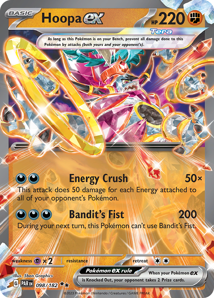 Hoopa ex (098/182) [Scarlet & Violet: Paradox Rift] | Game Master's Emporium (The New GME)