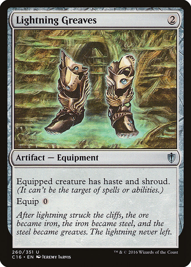 Lightning Greaves [Commander 2016] | Game Master's Emporium (The New GME)