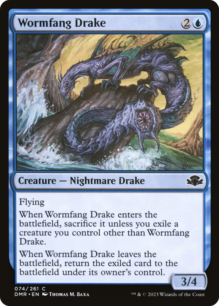 Wormfang Drake [Dominaria Remastered] | Game Master's Emporium (The New GME)