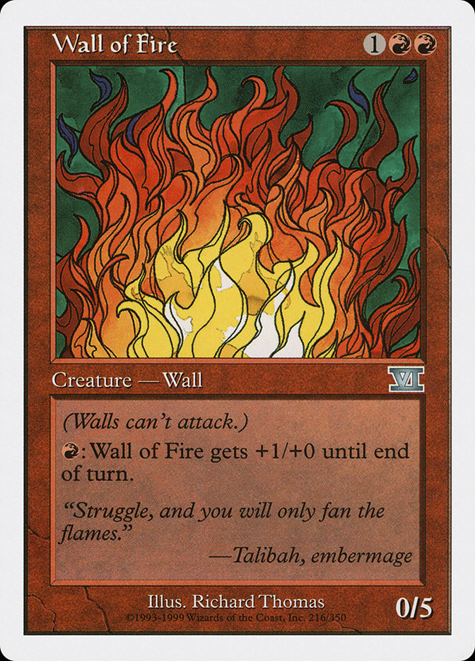 Wall of Fire [Classic Sixth Edition] | Game Master's Emporium (The New GME)