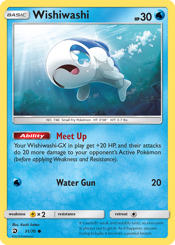 Wishiwashi (31/70) [Sun & Moon: Dragon Majesty] | Game Master's Emporium (The New GME)