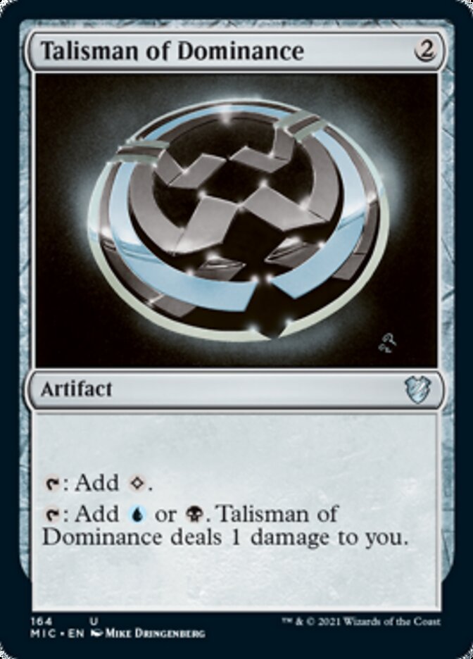 Talisman of Dominance [Innistrad: Midnight Hunt Commander] | Game Master's Emporium (The New GME)