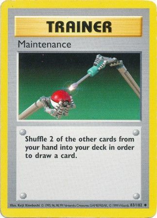 Maintenance (83/102) [Base Set Shadowless Unlimited] | Game Master's Emporium (The New GME)