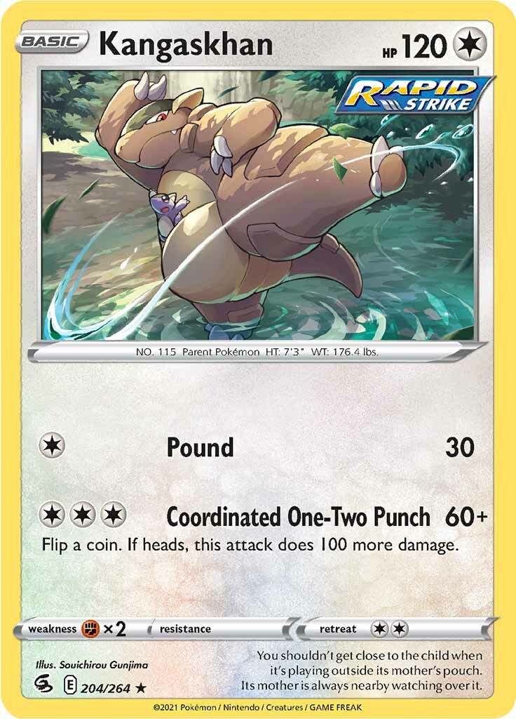 Kangaskhan (204/264) [Sword & Shield: Fusion Strike] | Game Master's Emporium (The New GME)