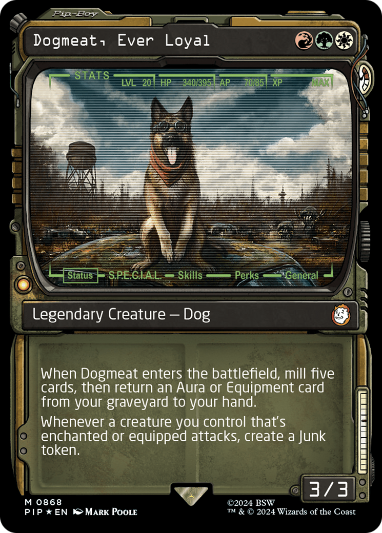 Dogmeat, Ever Loyal (Showcase) (Surge Foil) [Fallout] | Game Master's Emporium (The New GME)