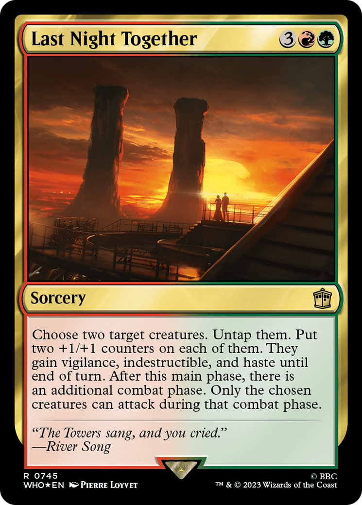 Last Night Together (Surge Foil) [Doctor Who] | Game Master's Emporium (The New GME)