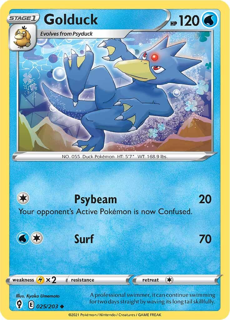 Golduck (025/203) [Sword & Shield: Evolving Skies] | Game Master's Emporium (The New GME)