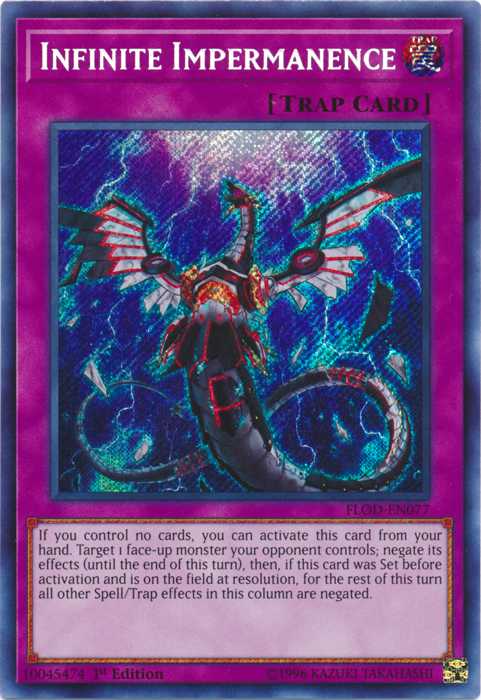 Infinite Impermanence [FLOD-EN077] Secret Rare | Game Master's Emporium (The New GME)