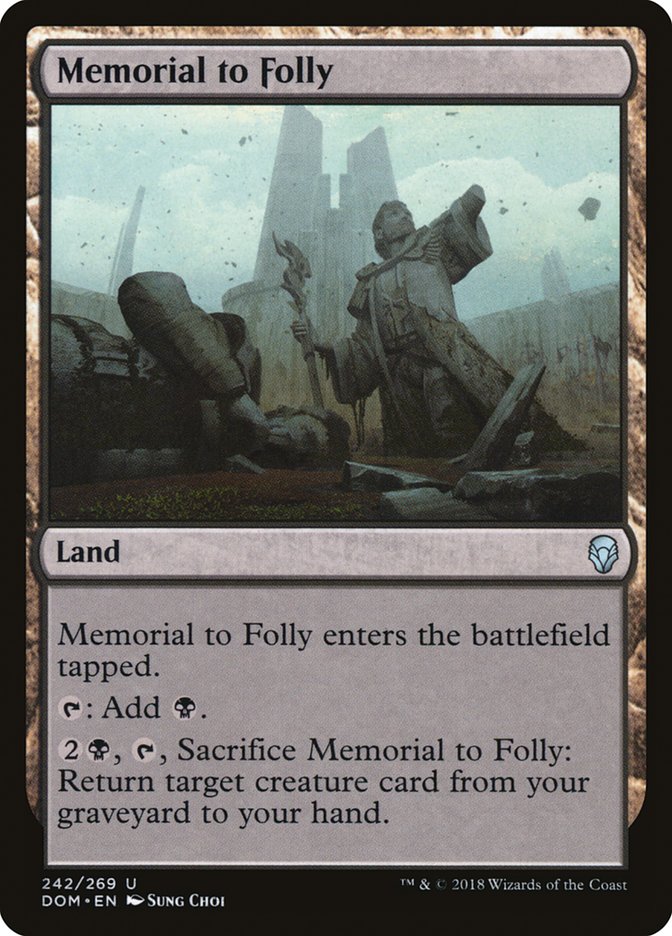 Memorial to Folly [Dominaria] | Game Master's Emporium (The New GME)