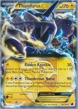 Thundurus EX (38/116) (Plasma Power - Haruto Kobayashi) [World Championships 2014] | Game Master's Emporium (The New GME)