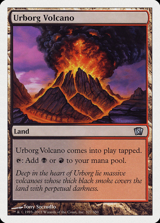 Urborg Volcano [Eighth Edition] | Game Master's Emporium (The New GME)