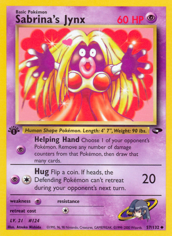 Sabrina's Jynx (57/132) [Gym Challenge 1st Edition] | Game Master's Emporium (The New GME)