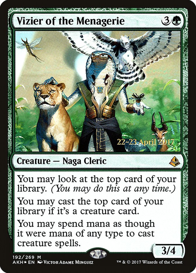 Vizier of the Menagerie [Amonkhet Prerelease Promos] | Game Master's Emporium (The New GME)