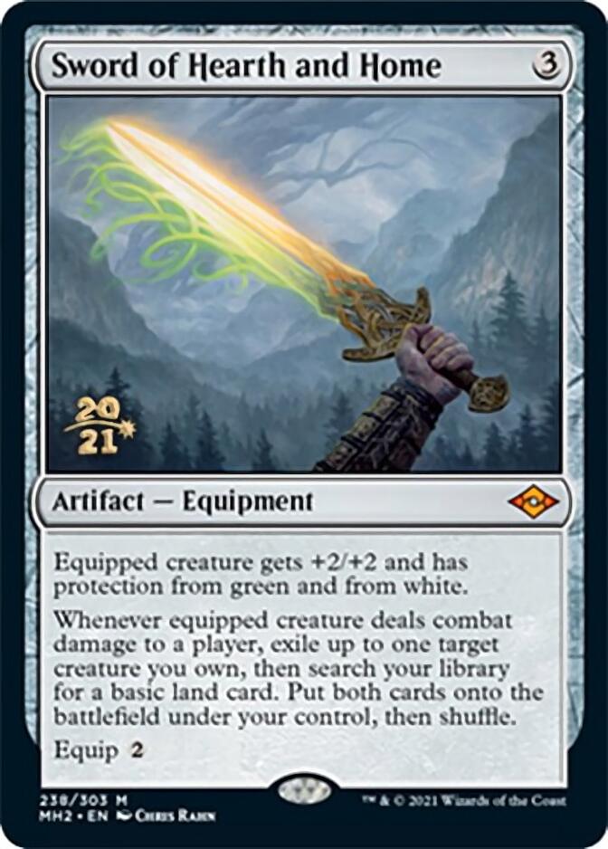 Sword of Hearth and Home [Modern Horizons 2 Prerelease Promos] | Game Master's Emporium (The New GME)