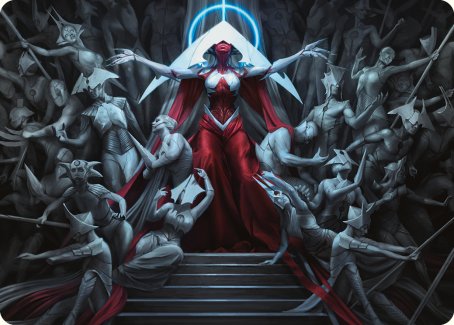 Elesh Norn, Mother of Machines Art Card [Phyrexia: All Will Be One Art Series] | Game Master's Emporium (The New GME)