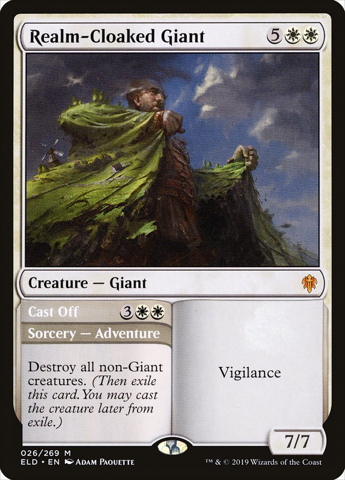 Realm-Cloaked Giant // Cast Off [Throne of Eldraine] | Game Master's Emporium (The New GME)