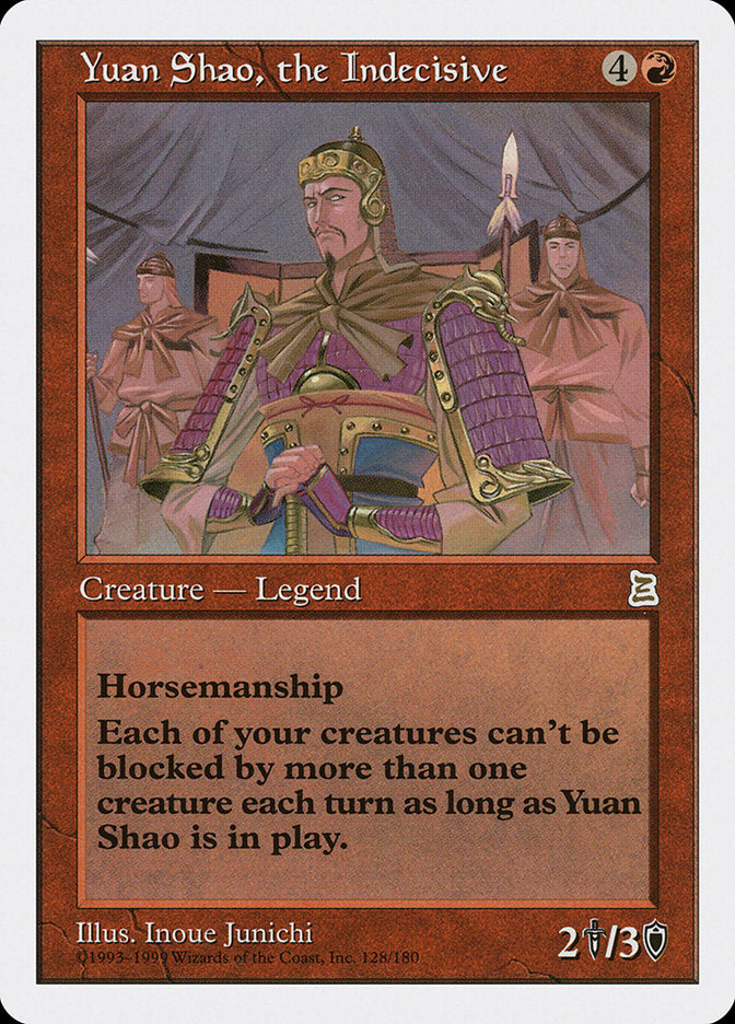 Yuan Shao, the Indecisive [Portal Three Kingdoms] | Game Master's Emporium (The New GME)