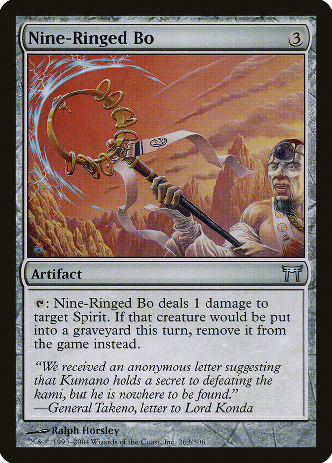 Nine-Ringed Bo [Champions of Kamigawa] | Game Master's Emporium (The New GME)