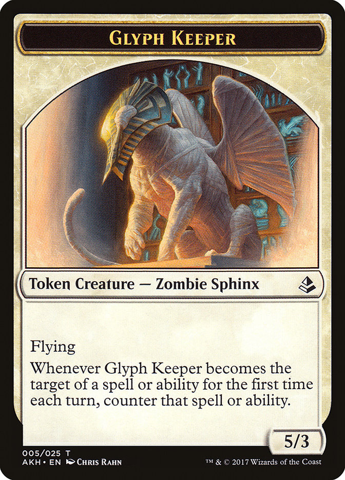 Glyph Keeper Token [Amonkhet Tokens] | Game Master's Emporium (The New GME)