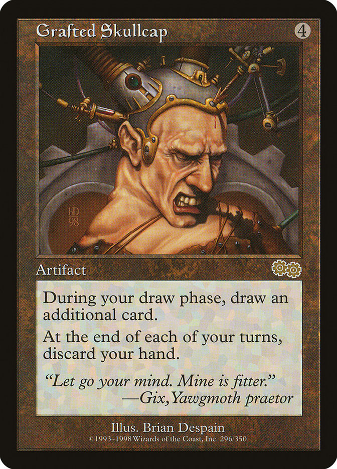 Grafted Skullcap [Urza's Saga] | Game Master's Emporium (The New GME)
