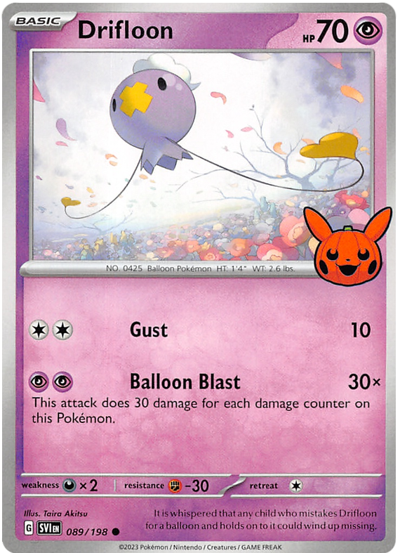 Drifloon (089/198) [Trick or Trade 2023] | Game Master's Emporium (The New GME)