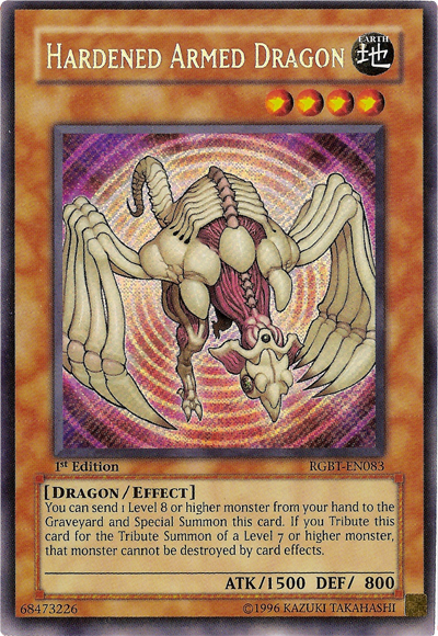 Hardened Armed Dragon [RGBT-EN083] Secret Rare | Game Master's Emporium (The New GME)