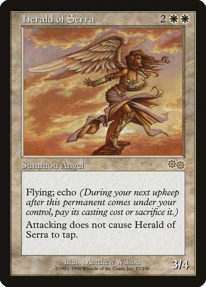 Herald of Serra [Urza's Saga] | Game Master's Emporium (The New GME)