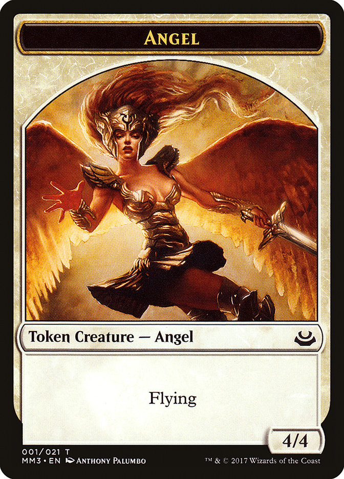 Angel Token [Modern Masters 2017 Tokens] | Game Master's Emporium (The New GME)