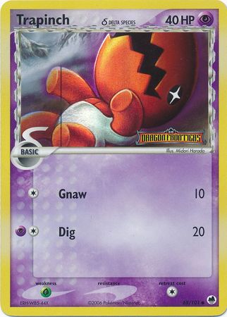 Trapinch (68/101) (Delta Species) (Stamped) [EX: Dragon Frontiers] | Game Master's Emporium (The New GME)