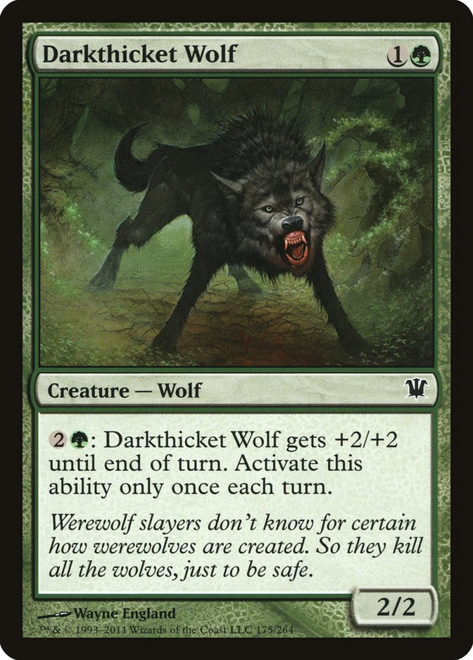 Darkthicket Wolf [Innistrad] | Game Master's Emporium (The New GME)