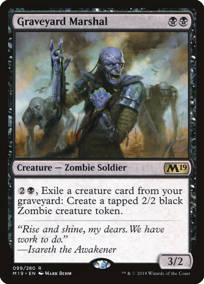 Graveyard Marshal [Core Set 2019] | Game Master's Emporium (The New GME)