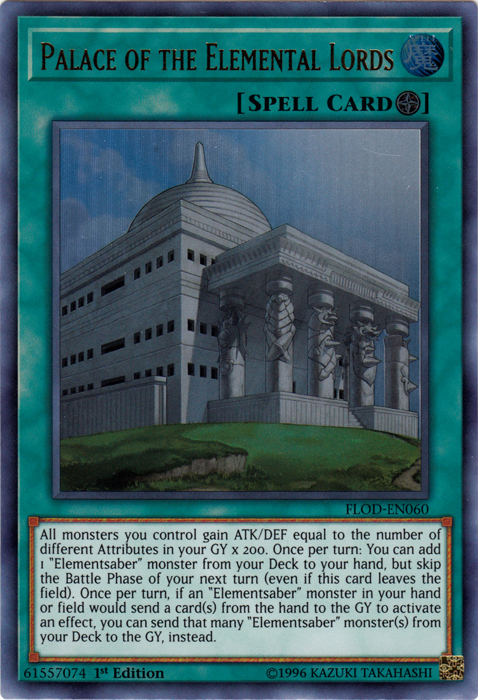 Palace of the Elemental Lords [FLOD-EN060] Ultra Rare | Game Master's Emporium (The New GME)