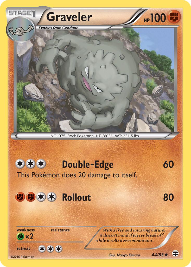 Graveler (44/83) [XY: Generations] | Game Master's Emporium (The New GME)