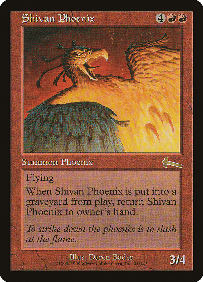 Shivan Phoenix [Urza's Legacy] | Game Master's Emporium (The New GME)