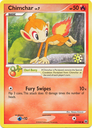 Chimchar (57/100) [Countdown Calendar Promos] | Game Master's Emporium (The New GME)