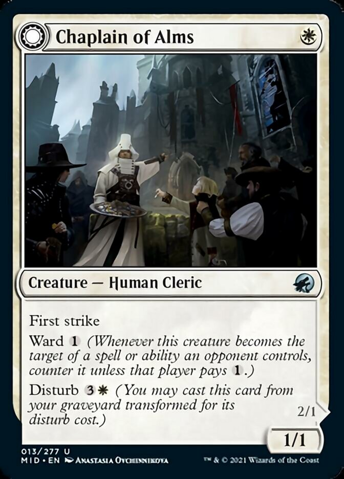 Chaplain of Alms // Chapel Shieldgeist [Innistrad: Midnight Hunt] | Game Master's Emporium (The New GME)