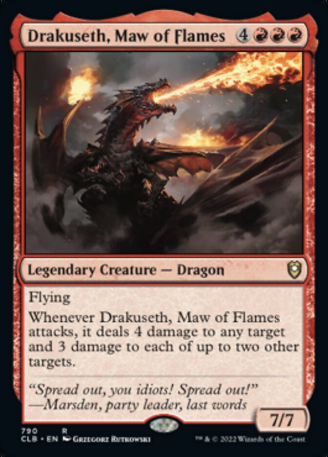 Drakuseth, Maw of Flames [Commander Legends: Battle for Baldur's Gate] | Game Master's Emporium (The New GME)