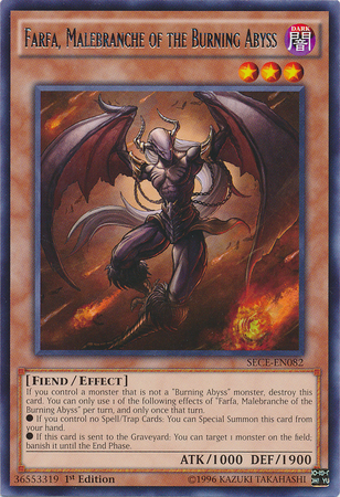 Farfa, Malebranche of the Burning Abyss [SECE-EN082] Rare | Game Master's Emporium (The New GME)