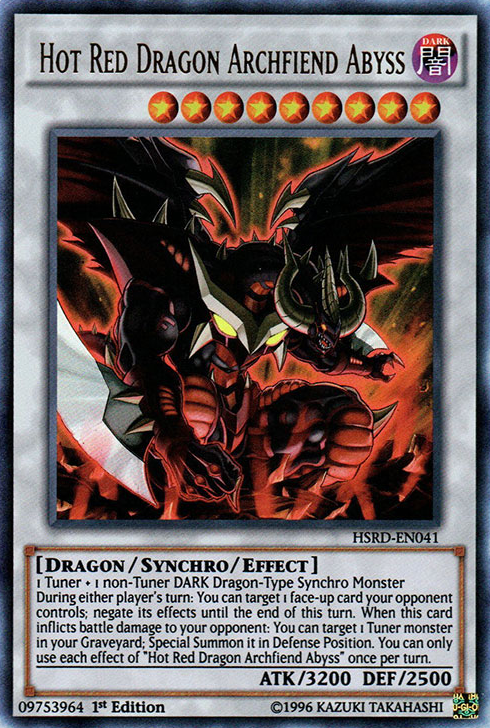 Hot Red Dragon Archfiend Abyss [HSRD-EN041] Ultra Rare | Game Master's Emporium (The New GME)