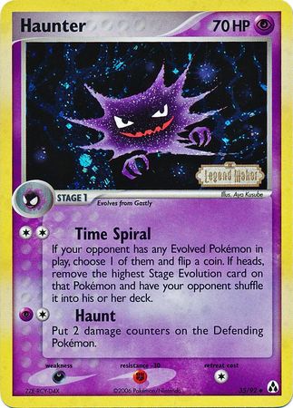 Haunter (35/92) (Stamped) [EX: Legend Maker] | Game Master's Emporium (The New GME)