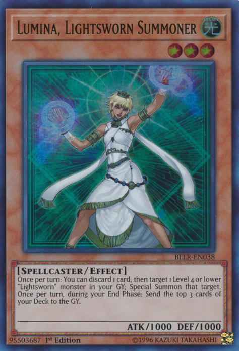 Lumina, Lightsworn Summoner [BLLR-EN038] Ultra Rare | Game Master's Emporium (The New GME)