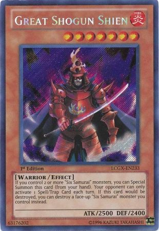 Great Shogun Shien [LCGX-EN233] Secret Rare | Game Master's Emporium (The New GME)