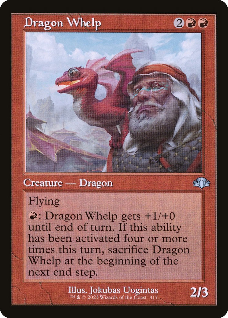 Dragon Whelp (Retro) [Dominaria Remastered] | Game Master's Emporium (The New GME)
