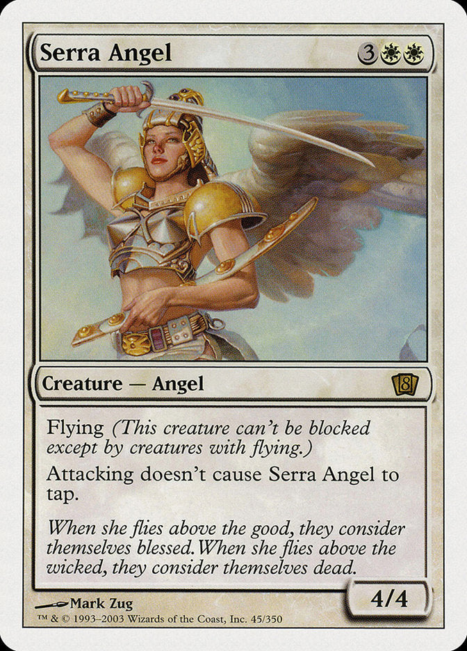 Serra Angel [Eighth Edition] | Game Master's Emporium (The New GME)