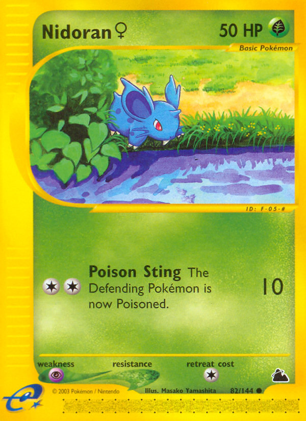Nidoran (82/144) (Female) [Skyridge] | Game Master's Emporium (The New GME)